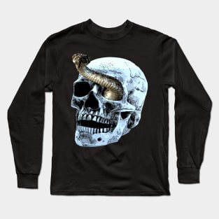 snake and skull Long Sleeve T-Shirt